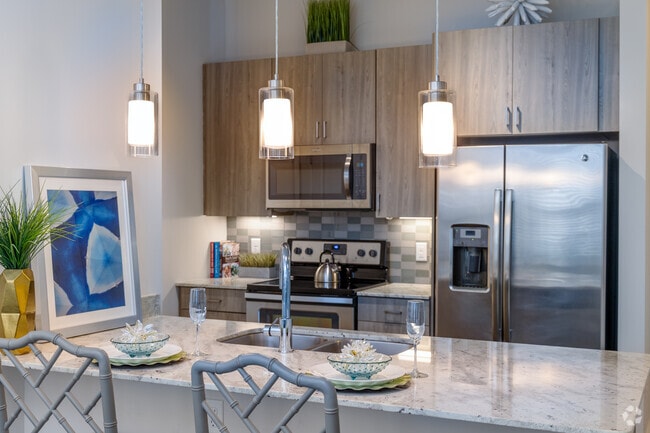 2BR, 2BA - 970SF - Harrison - Kitchen - Opus Select