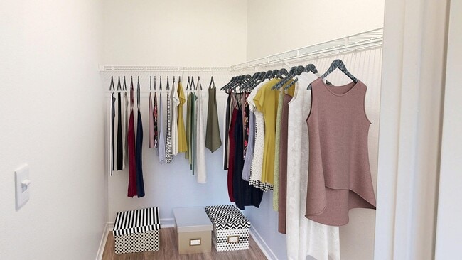 Renovated Walk in Closet