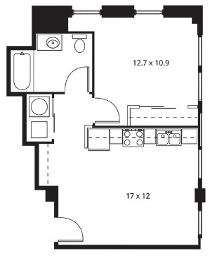 Style 12 floorplan - Unit Style 12