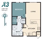 A3 floor plan Emeline Heights