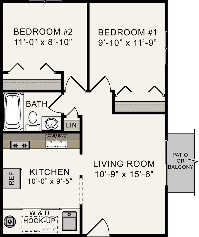 433-6 HAMPTON PLACE - 433-6 HAMPTON PLACE Unidad 433 Hampton Place-APT-6