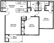 2BR/2BA