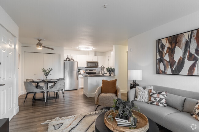 2BR, 1BA - 810SF - Living Room