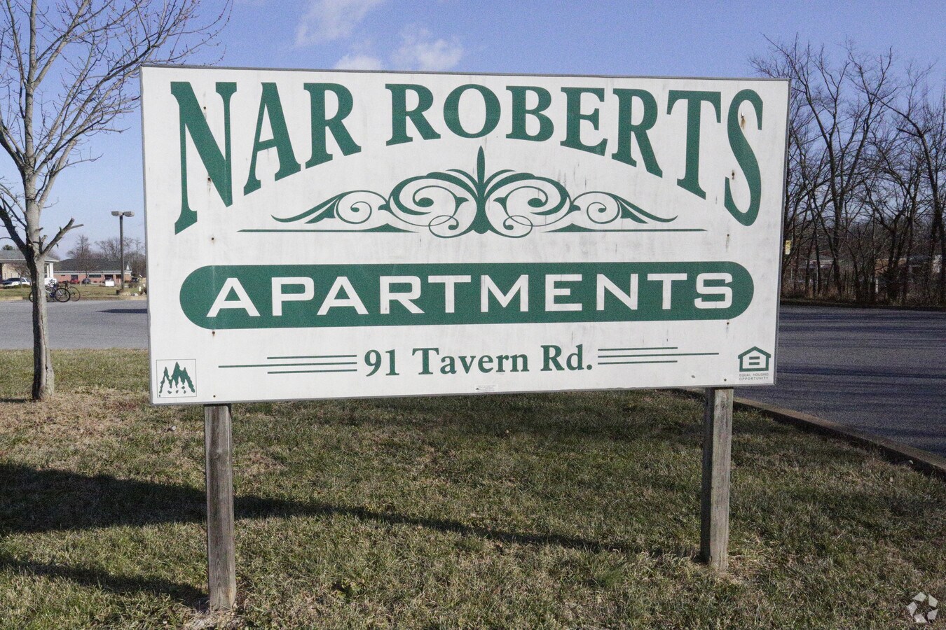Entrance Sign - NAR Roberts Apartments