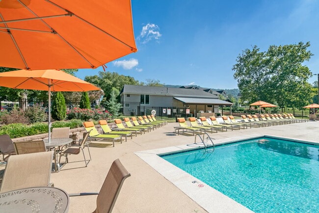 Hawthorne at Southside's resort-style swimming pool is just one of the amenities available to you - Hawthorne at Southside