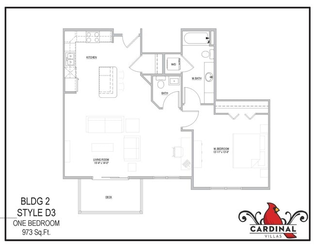 Building Photo - Spacious 1-Bedroom/1.5-Bath on second floor, Unit 80-204