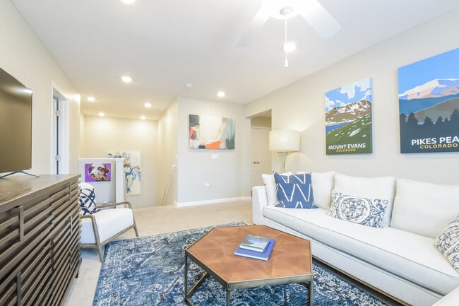 Model Home LIving Room - Murphy Creek