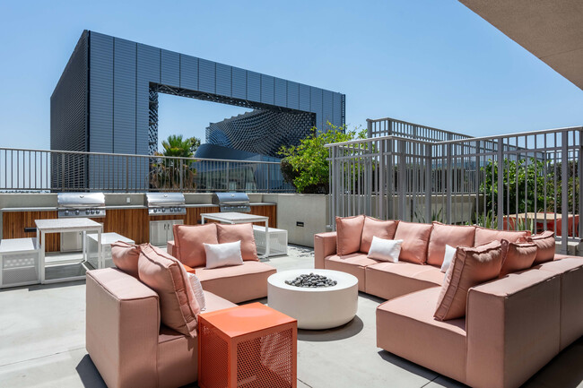 Poolside Fire Pit