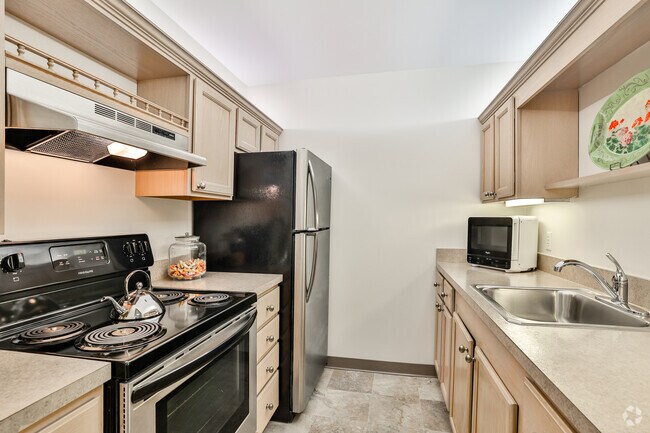 2BR, 2BA - 1,000SF - Kitchen