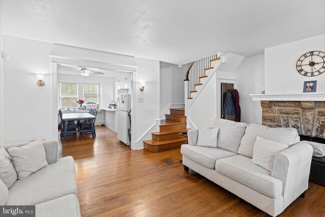 Photo - Welcome to this sunny and updated 4-bedroom, 2-bath row home in the heart of Mt. Airy! W/D! Large...