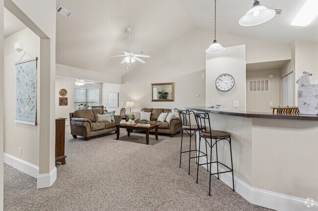 2BR, 2BA - 1,350SF - Dining Room/Living Room