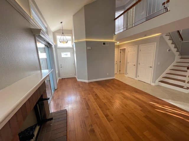 Living room with hardwood flooring - 10545 Kemerton Rd