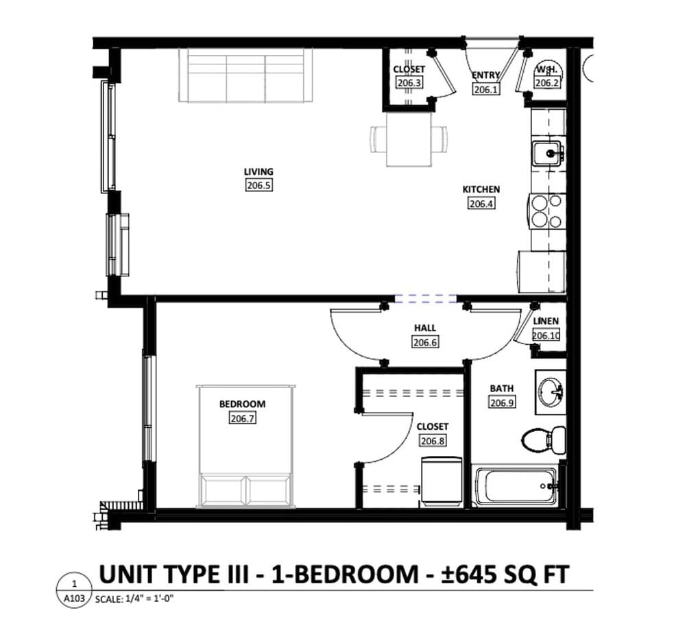 Beautiful, Brand New One Bedroom Near CSU! - Beautiful, Brand New One Bedroom Near CSU! Apartment Unit 207