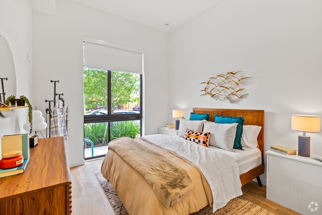 The Flora 1BR, 1BA - 656SF - Bedroom