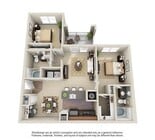 Hartwell | 2 Bedroom | 2 Bath | 1044 SF