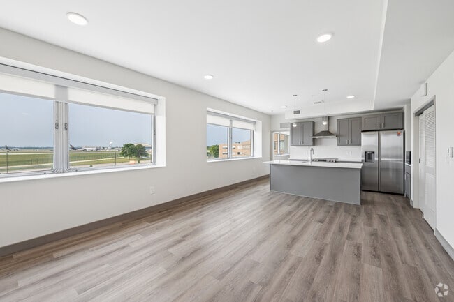 Voyager 2 2BR, 2BA - 1,088SF - Living Room - The Centaur