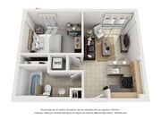 1BR/1BA Del Rio