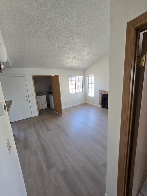 fireplace and laundry room - 2687 Aarondavid Dr Unit C