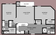 Suite H3R | 1 Bed 1 Bath | 997 sqft