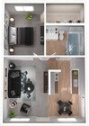 1x1 Floor Plan
