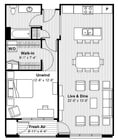 Chic 1 BR + Private Balcony, Spa Tub