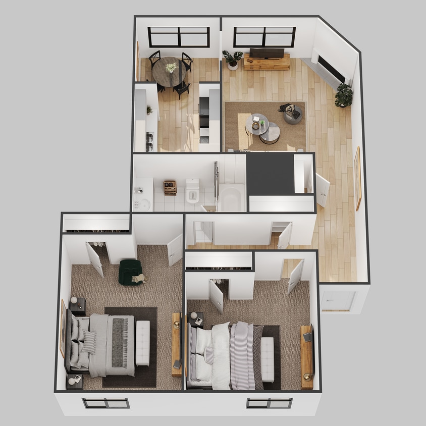 B1.jpg - 2 Bed/ 1 Bath 