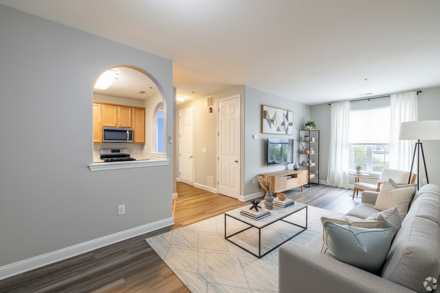 Staged Unit- Living Room