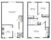Three Bedroom Townhome