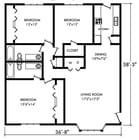 3BR/2BA