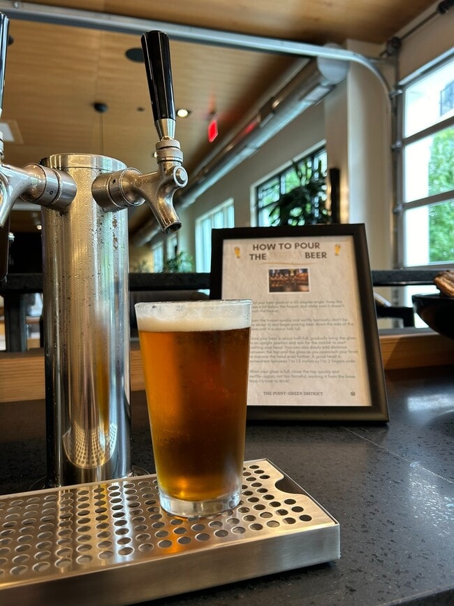 Wine & Beer Taps in the Clubroom