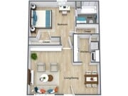 Hearthstone: 1 Bed / 1 Bath