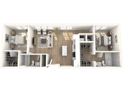Two Bedroom, Two Bathroom