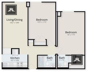 Photo - 2 bedroom in Brookline MA 02445 Unidad 201