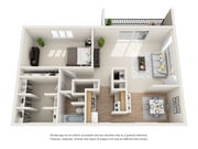 1 Bedroom Apartment | 1 Bathroom