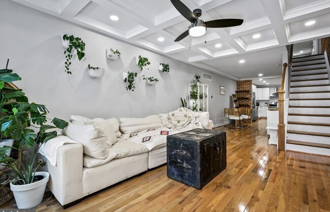 Living Room - 106 E Clement St Townhome