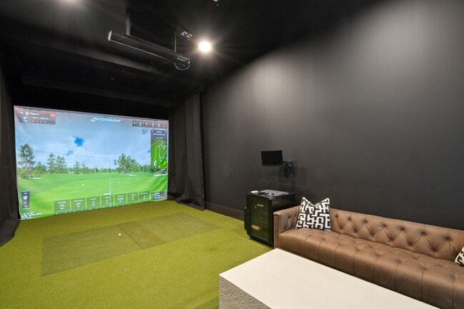 Golf Simulator Bay - Practice golf year-round from the convenience of home.
