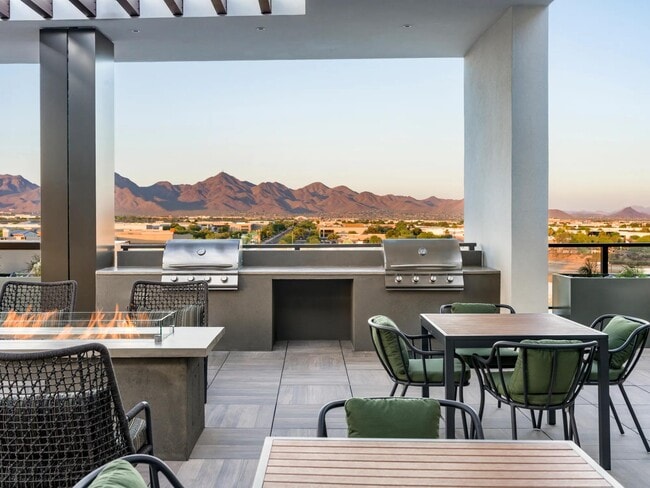 Grill, gather, and unwind with sweeping mountain views as your backdrop—this rooftop oasis is perfect for golden hour cookouts and cozy firepit conversations.