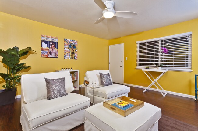 Living Room - 1 Bedroom Unit - Priya Living Santa Clara Rental