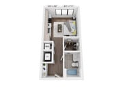 ST1-WHU floor plan Grove Central Residences
