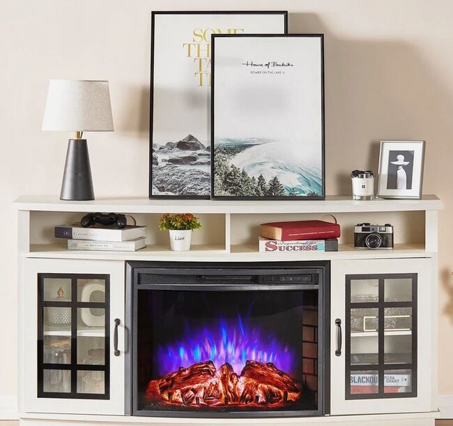 New Fireplace - 503 Dryden Rd