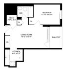 1BR/1BA