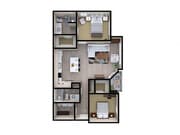 Explore the elegant design of this family-friendly apartment, offering modern comforts.