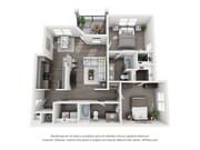 Atlantic At Grand Oaks - B-2- 2x2 - 2 Beds - 2 Baths - 1169 Sq. ft.