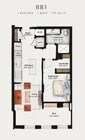 BB1 | 1 Bed 1 Bath 775 square feet