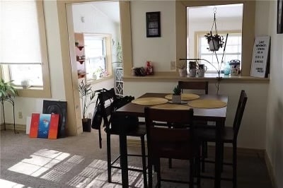 A dining space off or the kitchen - 506 N McKean St Unit 2 bedroom