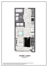 E1 floor plan The Braden on Fifth