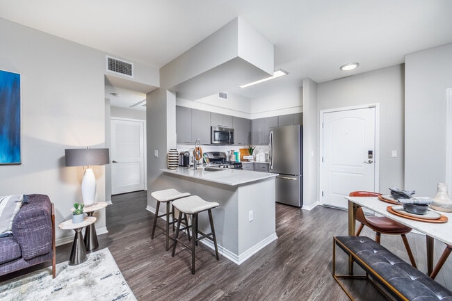 Kitchen + Living Room