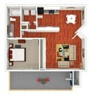 1BR/1BA