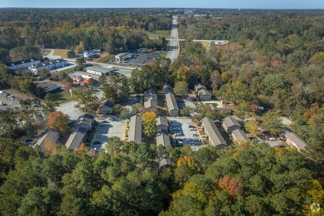Aerial - Huntington Apartments