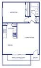 1BR/1BA